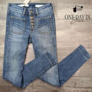 Pilcro and The Letterpress High Rise Denim Jegging Jeans Size 0 (25)